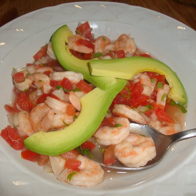 shrimp and avacado