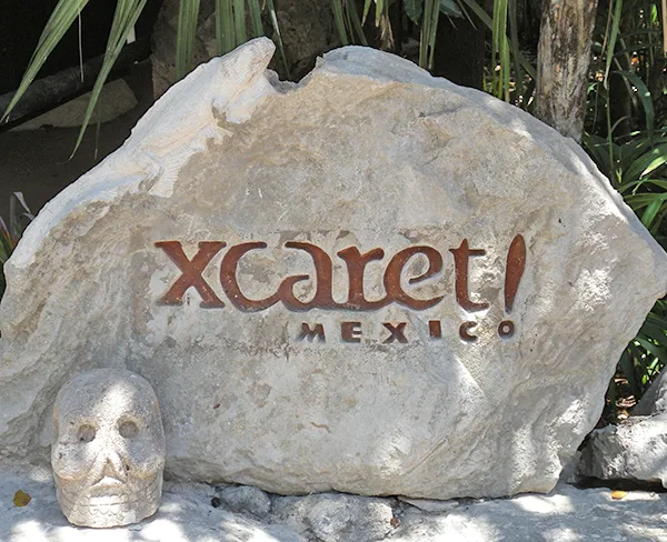 Xcaret sign